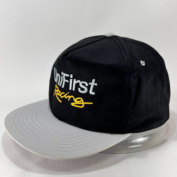 UniFirst Racing NASCAR Snap Back Hat Cap Chase Elliott Black Gray Adult Mens - Picture 2 of 14